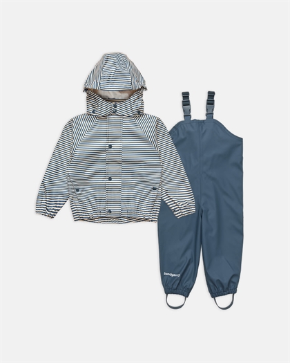 Bundgaard Regntøj Cali Navy Stripe - Blue 